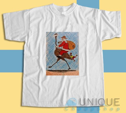 Santa In The Outback T-Shirt