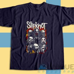 Slipknot Heavy Metal T-Shirt Color Navy