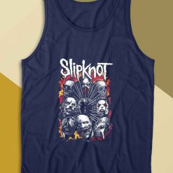 Slipknot Heavy Metal Tank Top Color Navy