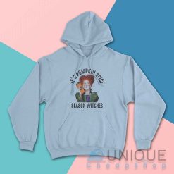 Winifred Sanderson Its Pumpkin Spice Season Witches Hoodie Color Light Blue