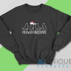 Meowy Cat Christmas Sweatshirt