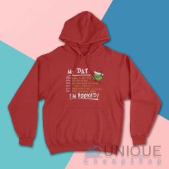 My Day Grinch Hoodie Color Red