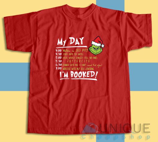 My Day Grinch T-Shirt Color Red