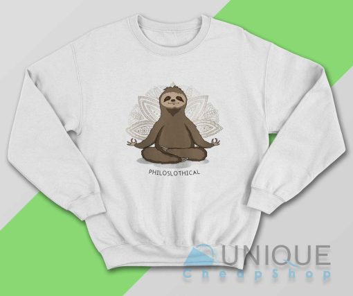 Philoslothical Sloth Yoga Sweatshirt