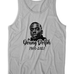 Rip Young Dolph Tank Top Color Grey