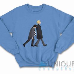 Simon Garfunkel Sweatshirt Color Blue