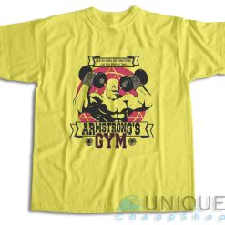 Strong Arm Gym Racerback T-Shirt Color Yellow