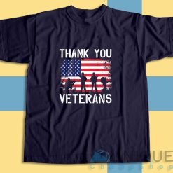 Thank You Veterans T-Shirt Color Navy