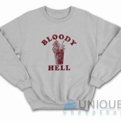 Bloody Hell Sweatshirt Color Grey