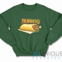 Burrito Sweatshirt Color Dark Green