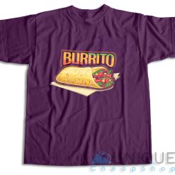 Burrito T-Shirt Color Purple
