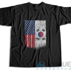 Korean American Day T-Shirt Color Black