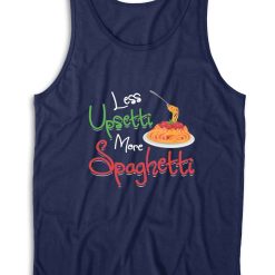 Less Upsetti More Spaghetti Tank Top Color Navy