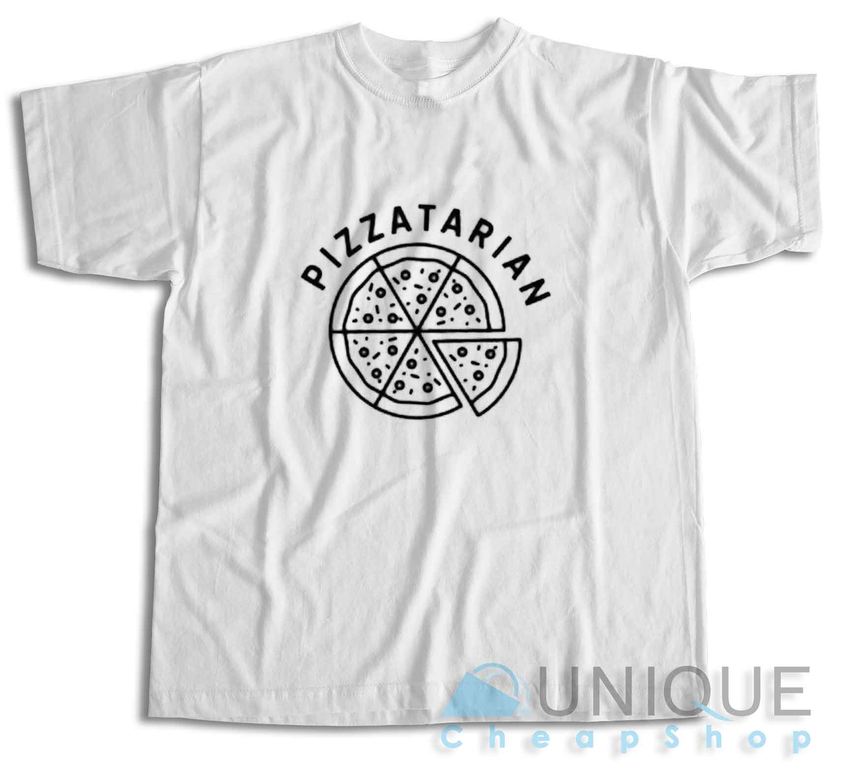 Pizzatarian T-Shirt Color White