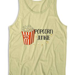 Popcorn Junkie Tank Top Color Cream