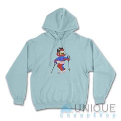 The Simpsons Stupid Sexy Flanders Hoodie Color Light Blue