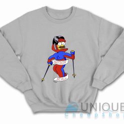 The Simpsons Stupid Sexy Flanders Sweatshirt Color Grey