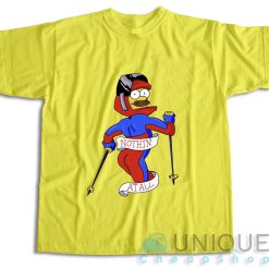 The Simpsons Stupid Sexy Flanders T-Shirt Color Yellow