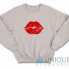 Valentines Lips Kiss Sweatshirt