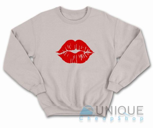 Valentines Lips Kiss Sweatshirt