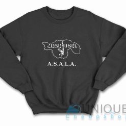 Asala Secret Army For Liberation Sweatshirt Color Black