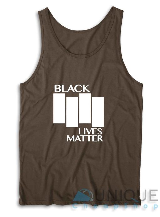 Black Lives Matter Black Flag Parody Tank Top