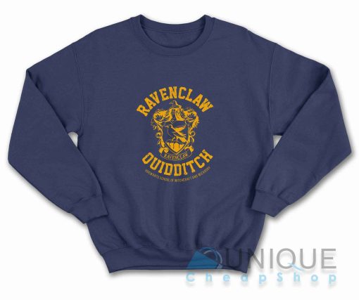 Harry Potter Ravenclaw Quidditch Sweatshirt Color Navy