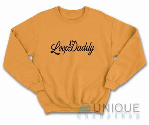 Loop Daddy Sweatshirt Color Golden Yellow