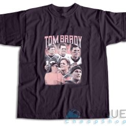 Tom Brady T-Shirt Color Dark Purple