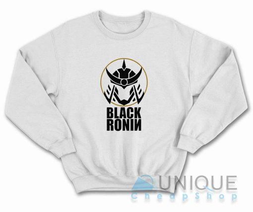 Black Ronin Sweatshirt Color White