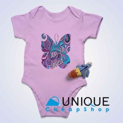 Butterfly I Am So Loved Baby Bodysuits