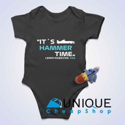 Its Hammer Time Lewis Hamilton Baby Bodysuits