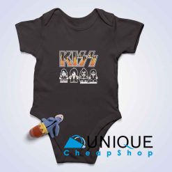 Kiss Band Baby Bodysuits Black