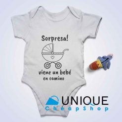 Sorpresa Viene Un Bebe En Camino Baby Bodysuits