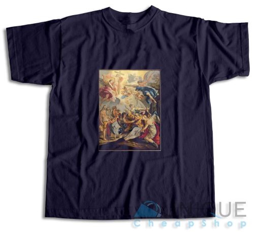 Stoning Of Saint Stephen T-Shirt Color Navy