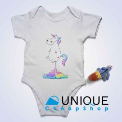 Unicorn Fart Baby Bodysuits