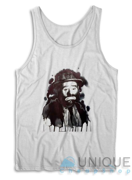 Weary Willie Clown Tank Top Color White