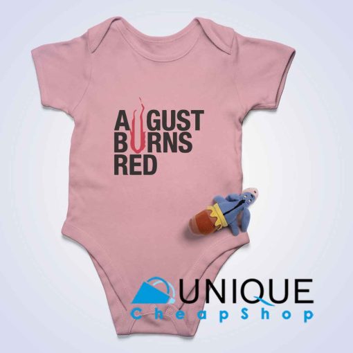August Burns Red Baby Bodysuits Color Pink