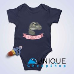 Clever Girl Raptor Dinosaur Baby Bodysuits