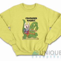 Crusader Rabbit Sweatshirt Color Yellow