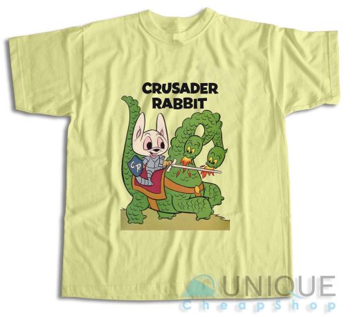 Crusader Rabbit T-Shirt Color Cream