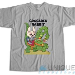 Crusader Rabbit T-Shirt Color Grey