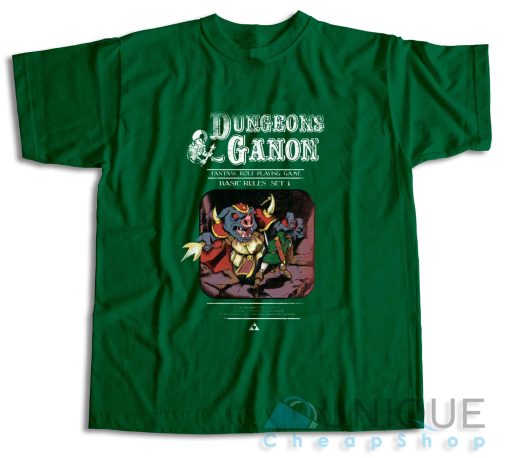 Dungeons And Ganon T-Shirt Color Dark Green