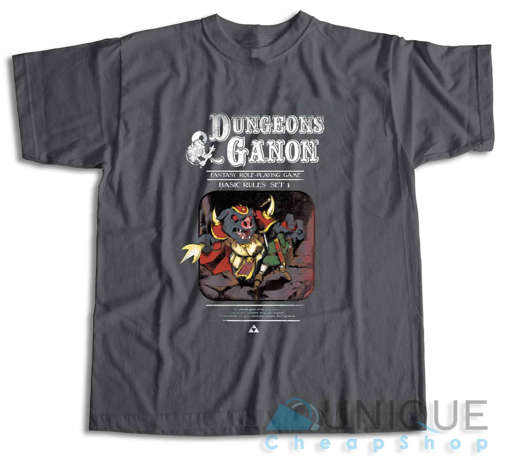 Dungeons And Ganon T-Shirt Color Grey