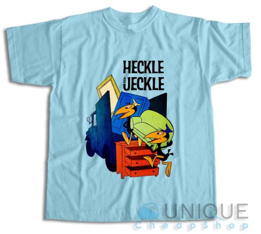 Heckle And Jeckle T-Shirt Color Light Blue