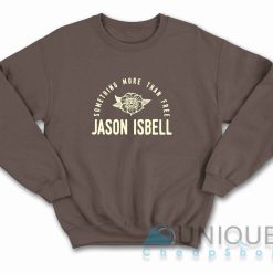 Jason Isbell Something More Than Free Sweatshirt Color Dark Brown