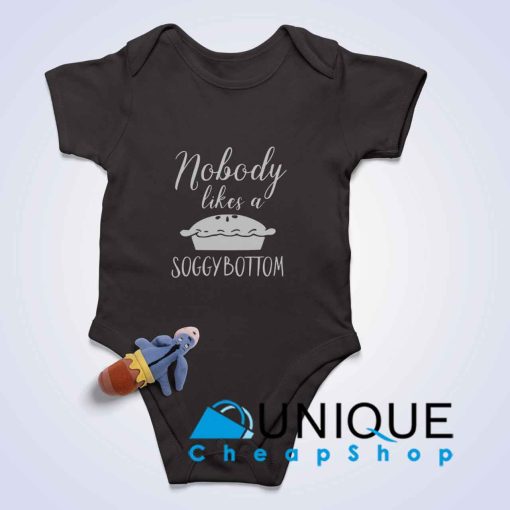 Nobody Likes A Soggy Bottom Baby Bodysuits Color Black