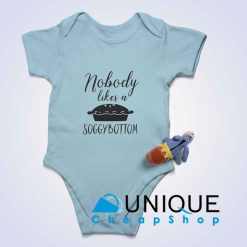 Nobody Likes A Soggy Bottom Baby Bodysuits Color Light Blue