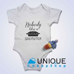 Nobody Likes A Soggy Bottom Baby Bodysuits Color White