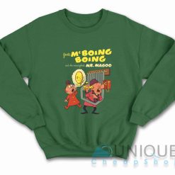 The Gerald McBoing-Boing Show Sweatshirt Color Dark Green